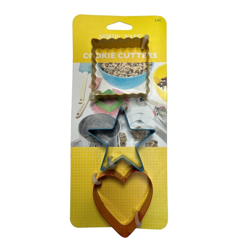 Nordic Ware International Cookie Cutters Carbon Steel Ergonomic Cookie Cutters